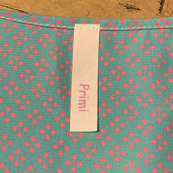Primi Teal & Hot Pink Geometric Kimono M Swim Cov - Picture 11 of 12